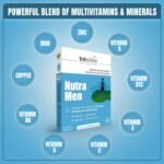 Trèsible Men's Multivitamins and Minerals | Nutra Men 28 Tablets | 33 Essential Nutrients | Primrose Extract and Ginkgo Biloba | Vegetarian, Gluten Free, Halal | No Synthetic Binders or Coating - Image 4