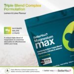 BetterYou Magnesium Glycinate, Citrate & Malate Supplement | Magnesium Max Powder - Lemon & Lime Flavoured, 3-in-1 Powder 375mg Elemental Absorbtion, Fast Absorbing, Fast Acting & Easy to Use - Image 5