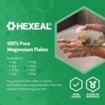 Hexeal Magnesium Flakes 5kg – 5kg Bucket of Magnesium Flakes to Soothe Muscles, Joints & Aches – for Bathing, Gardening & Beauty – Household & Commercial Use - Image 5