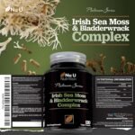 Irish Sea Moss & Bladderwrack Complex 7200mg - 120 High Strength Capsules - Rich in Iodine - Natural Source of 92 Vitamins & Minerals - Wild Harvested Vegan Seamoss - Made in The UK - Nu U Nutrition - Image 3