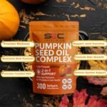 300PCS Pumpkins Seed Oil Capsules,Pumpkin&Seed Oil 2 in 1 for Hair Growth, Cold Pressed, Supports Hair, Heart, Skin Supplement,Pumpkins Seed Extract Powder,PumpkinSeed Herbal Supplement - Image 4