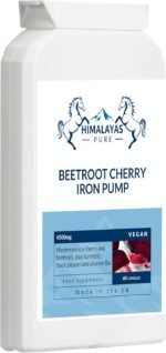 Beetroot Cherry Iron Pump Plus – 4500mg Mega Blend for Energy, Stamina & Immunity – 60 Capsules with Superfoods & Nutrient Allies - Image 3