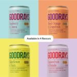 GOODRAYS CBD Drinks, Sparkling Low Calorie Soft Drink, Natural Sleep Stress and Anxiety Relief, Vegan, Raspberry & Guava, 12 x 250ml Cans, Packaging May Vary - Image 5