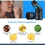 Reakiro CBD Omega 3 Soft Gel Capsules 600mg, 60pcs I Omega 3 Capsules High Strength I Food Supplement for Adults I Enhanced Heart & Brain Function - Image 5