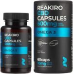 Reakiro CBD Omega 3 Soft Gel Capsules 600mg, 60pcs I Omega 3 Capsules High Strength I Food Supplement for Adults I Enhanced Heart & Brain Function - Image 6