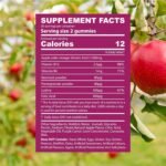 Sugar-Free Apple Cider Vinegar Gummies with The Mother – 1200mg ACV, Folic Acid & B12 for Energy & Wellness – 60 Natural Apple Flavoured Gummies – Delicious, Healthy, & Easy to Take! - Image 5