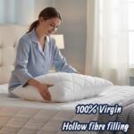 VL Pillows 2 Pack Hotel Quality – Hollowfiber Filled for All Sleep Positions – Soft Yet Firm Hotel Pillows with Hypoallergenic Cover – Breathable, Durable Bed Pillows Luxury (48x74cm) (2) - Image 3