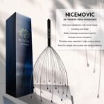 NICEMOVIC 2 Pack Head Scalp Massager, Stocking Fillers Stress Relief Relax Gifts for Women Men Adults, 20 Fingers Scalp Head Scratcher for Hair Stimulation Body Relaxing (Black & Black) - Image 3