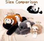 Weighted Plush Animals, Weighted Animals for Adult, Hugging Pillow for Anxiety Relief & Sleep Support, Soft Plush Huggable Pillow for Stress & Comfort (30cm-Panda) - Image 7