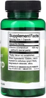 Swanson - Full Spectrum Cilantro, 425mg | Detox and Immune Support - 60 Capsules - Image 3