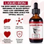 Liquid Iron Supplements for Cats, Cat Supplement with Vitamin C and B12, Supports Anemia, Promotes Blood Health, Helps with Formation of Red Blood Cell, Easy Digest and Absorbed, 60ML - Image 6