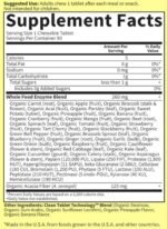 Organic Digest Enzymes, Tropical Fruit Flavor, Gluten Free, Dairy Free, 90 Chewables - Image 3