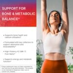 Microbiome Labs MegaQuinone Vitamin K2 MK7 + Vitamin K1, Magnesium Glycinate & Zinc - Advanced Bone & Heart Support - High-Strength VIT K2-7 Menaquinone-7 Supplement, Soy-Free, 60 Vegan Capsules - Image 4