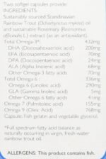 Viridian - Scandinavian Rainbow Trout Oil, 90 Softgels | Omega Oil Softgels | Maintenance of Vision and Normal Brain Function | 100% Sustainable | Nutritionist Formulated - Image 6