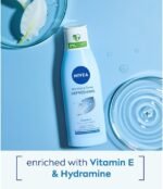 NIVEA 2-in-1 Refreshing Milk & Toner (200ml), Face Cleanser with Vitamin E and Hydramine, Deeply Cleanses, Tones, and Intensively Moisturises Skin, Make-Up Remover - Image 4