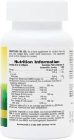 NaturesPlus Animal Parade Omega 3 6 9 Junior - Plant and Fish Oil for Kids - Healthy Brain Function - Natural Lemon Flavour - Gluten Free - 90 Softgels - Image 4