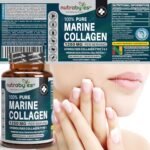 Nutrabytes 100% Pure Marine Collagen Supplement, 1,250mg (180 Capsules) | Type 1 Hydrolysed Peptides for Skin, Hair, Nail, Joint & Bone Health | Premium Highly Bioavailable Naticol | 3 Month Supply - Image 3