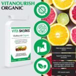 VitaNourish Organic. Nutrient-Dense Potent Vegan Whole Food Supplement for Total Immunity. Essential Vitamins & Minerals from 100% Organic Kosher Fruit, Vegetable & Herbal Blend - Image 6