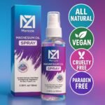 Pure Magnesium Oil Spray, 100% Natural & Paraben-Free Magnesium for Sleep, Muscle Recovery & Foot Care, Safe, Effective, Non-GMO, Vegan & Gluten-Free Magnesium Spray Supplement, 100ml, Topical Use - Image 4