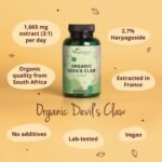 Vegavero Organic Devil’s Claw Capsules | 4,995 mg (3:1 Extract) Daily | 90 Capsules | NO Additives | Natural Joint Support | Harpagophytum with 2,7% Harpagoside | Vegan - Image 3
