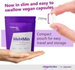 Met4Min – 120 Capsules | 60,000 mg Blood Sugar Support with Berberine, Chromium, NAC & Myo-Inositol – Glucose & Insulin Formula - Image 6