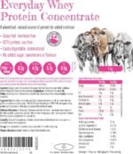 PINK SUN Whey Protein Concentrate Powder Unflavoured 1kg (82% Protein) Soy Free Grass Fed Gluten Free Vegetarian Undenatured Non GM Unsweetened Everyday Whey UK 1000g - Image 3