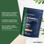 Vitamin E Capsules 400iu | 120 Softgels (4 Months Supply) | Highly Absorbable VIT E as Alpha Tocopheryl Acetate | High Strength Cell Protection from Oxidative Stress | Easy to Swallow | by Horbaach - Image 3
