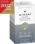 Omega 3 Fish Oil Supplement - Minami - MorEPA Platinum with high Concentration of EPA, DHA & Vitamin D - Helps Maintain Healthy Heart, Blood Pressure and Muscle Function - 60 Softgels - Image 3