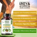 Moringa Oleifera Powder & Turmeric Root Powder with Black pepper 120 Capsules | Immunity & Metabolism Support, Joint and Digestive Support. Vegan, Gluten-Free and Non-GMO - Image 5