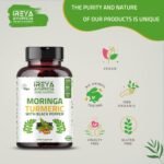 Moringa Oleifera Powder & Turmeric Root Powder with Black pepper 120 Capsules | Immunity & Metabolism Support, Joint and Digestive Support. Vegan, Gluten-Free and Non-GMO - Image 6