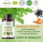 Moringa Oleifera Powder & Turmeric Root Powder with Black pepper 120 Capsules | Immunity & Metabolism Support, Joint and Digestive Support. Vegan, Gluten-Free and Non-GMO - Image 7