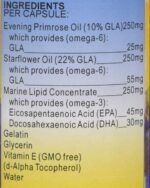 Health Plus Omega Complex Omega-3 & Omega-6 Supplement - 90 Capsules - Image 4
