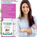 VitaLady Meno: Natural Menopause Support - 13 Vegan Herbs with B6, Zinc & Isoflavones - Kosher - Image 6