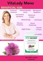 VitaLady Meno: Natural Menopause Support - 13 Vegan Herbs with B6, Zinc & Isoflavones - Kosher - Image 7