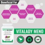 VitaLady Meno: Natural Menopause Support - 13 Vegan Herbs with B6, Zinc & Isoflavones - Kosher - Image 8