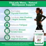 VitaLady Meno: Natural Menopause Support - 13 Vegan Herbs with B6, Zinc & Isoflavones - Kosher - Image 9