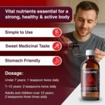 Blood Tonic with Ferrous Gluconate (Iron), Honey, Zinc & Vitamin B Complex | for Health, Energy, Immunity & Strength & Vitality | Health Tonic Liquid Supplement | 200ml Bottle | Since 1980 - Image 6
