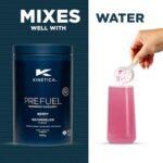 Kinetica Sports Prefuel Pre Workout -Berry Flavour | 5.8g Amino Acids Blend, 2.25g BCAA's & 94mg Caffeine/Serve, 30 Servings/300g| With Essential Vitamins, Minerals|Supports Performance & Energy Boost - Image 6