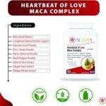 Heartbeat of Love: Maca Complex. 90 Capsules to Relieve Premenstrual Syndrome, Increase Intimate, Dysfunction, Drive, Energy, Stamina for Men & Women | Shakra Health - Image 7