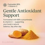 Pure Turmeric Curcumin 95 – 1,000mg 95% Curcuminoids with Bee Propolis, Ginger, Vitamin C & Black Pepper – High Bioavailability – 120 Vegetarian Capsules - Image 4