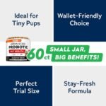 STRELLALAB Dog Probiotics for Gut Health & Digestive Enzymes Fiber Supplement - Anti Diarrhea, Constipation, Upset Stomach, Gas Relief - Digestion Treats Chews - 60 Count (Pack of 1) Beef - Image 3