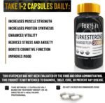 Turkesterone – High Strength Capsules - Natural Muscle Growth & Muscle Building Supplement - Gym & Bodybuilding Support - 60 Vegan Capsules - Image 3