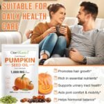Premium Pumpkin Seed Oil, 3000mg Per Serving, 2 in 1 Cold Pressed Pumpkin Seed Oil for Hair, Urinary, Bladder & Prostate Health, Skin Care - Non-GMO, Gluten - Free 300 Softgels (1) - Image 3