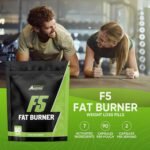 F5 Weight Loss Pills - Fat Burners for Men - Fat Burners for Women Weight Loss - 90 Capsules Fat Burner Suitable for Men & Women - UK Made - Image 4