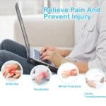 Breathable Wrist Support Brace Splint，2 Pack Elastic Wrist Support with Strap Relieves Wrist Pain, Tendonitis, Sports Use for Men and Women, Right & Left Palm Support（Beige） - Image 5