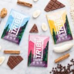 TRIBE Vegan Protein Powder - Salted Caramel - Pea and Rice Protein Blend - Vegan, Gluten & Dairy Free (500g / 12 Servings) Brown - Image 4