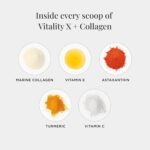 JSHealth Vitamins Vitality X + Collagen - Beauty Powder Supplement with Vitamins C & E to Nourish Hair Skin and Nails (180g) - Image 4