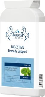 Digestive Remedy Support – Plant-Based Digestive Enzymes with Blended Herbs & Apple Cider Vinegar – 90 Capsules for Bloating, Indigestion & Gut Balance - Image 3