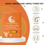 Energy Boosting Patch – Vitamin B12, Natural Caffeine, Green Tea Extract & Ginseng | 8-Hour Duration | Plant-Based, Vegan-Friendly | Boost Energy & Focus | 30-Day Supply | Pack of 1 - Image 4
