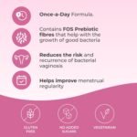 Vaginal Probiotics - Daily Supplements for Women’s Intimate Health,15 Billion Live Cultures, 8 Bacterial Strains, FOS Prebiotic Fibres - Scientifically Formulated for Vaginal Flora Balance - Image 6